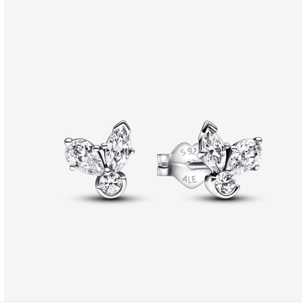Pandora herbarium cluster stud earrings